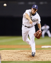 Jake Peavy is one bright spot for the Padres, if he doesnt get traded.  Photo: Icon SMI