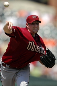 Brandon Webb leads the Diamondbacks pitching staff.  Photo: Icon SMI